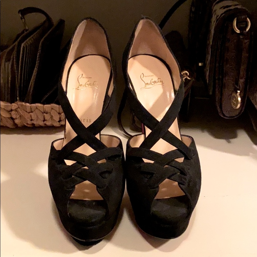 Lady corset Christian louboutin heels size 40